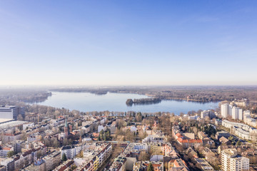 Berlin Tegel / Tegeler See Luftaufnahme