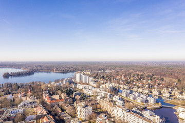 Berlin Tegel / Tegeler See Luftaufnahme