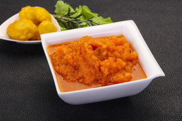 Zucchini squash caviar