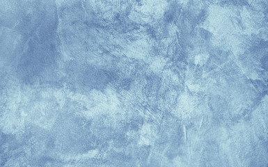 Abstract Grunge Decorative Light Blue Stucco Texture