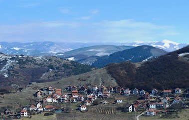 Fototapeta premium panorama of the city