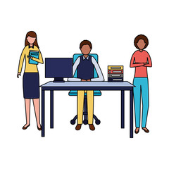 business people office