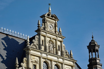 Fototapeta na wymiar Hamburg Gericht Strafjustizgebäude