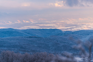 Fototapeta na wymiar Winter landsdcape