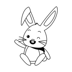 cute rabbit cartoon