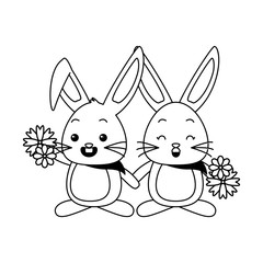 cute rabbit cartoon