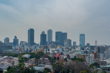 Fototapeta na wymiar Nagoya skyline