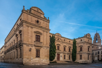 Fototapeta premium The University of Salamanca, Castile and León, Spain. Founded in 1134 it is the oldest university in the Hispanic world and the third oldest university in the entire world still in operation.