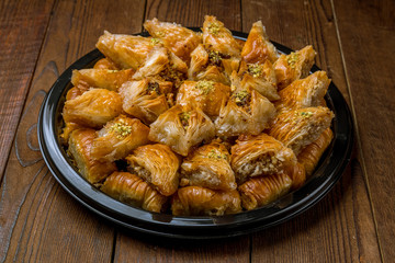 Traditional arabic dessert Baklava