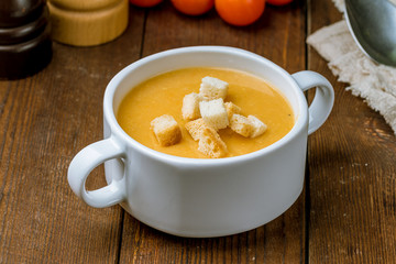 Soup cream of pumpkin