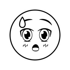 Fototapeta premium smiling emoticon facial expression