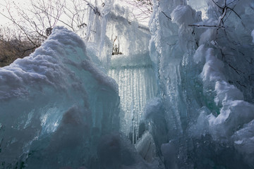 Oonichi Ice Pillar icicles