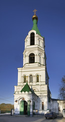 Fototapeta na wymiar Borisoglebsky cathedral in Ryazan. Russia
