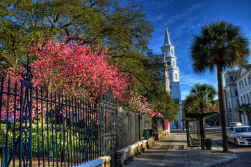 Naklejka premium Kościół Charleston