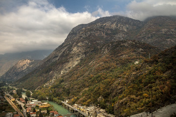 Fototapeta na wymiar Forte di Bard, Valle d'Aosta