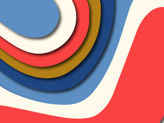 Colorful carving art.Paper cut abstract background with paper cut shapes. Template design layout for business presentations, flyers, posters, invitations