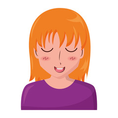 anime girl manga portrait character