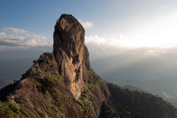 Fototapeta na wymiar Rock formation in Sao Bento do Sapucai, Brazil