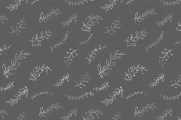 Creative natural digital pattern with watercolor elements. Trendy background.