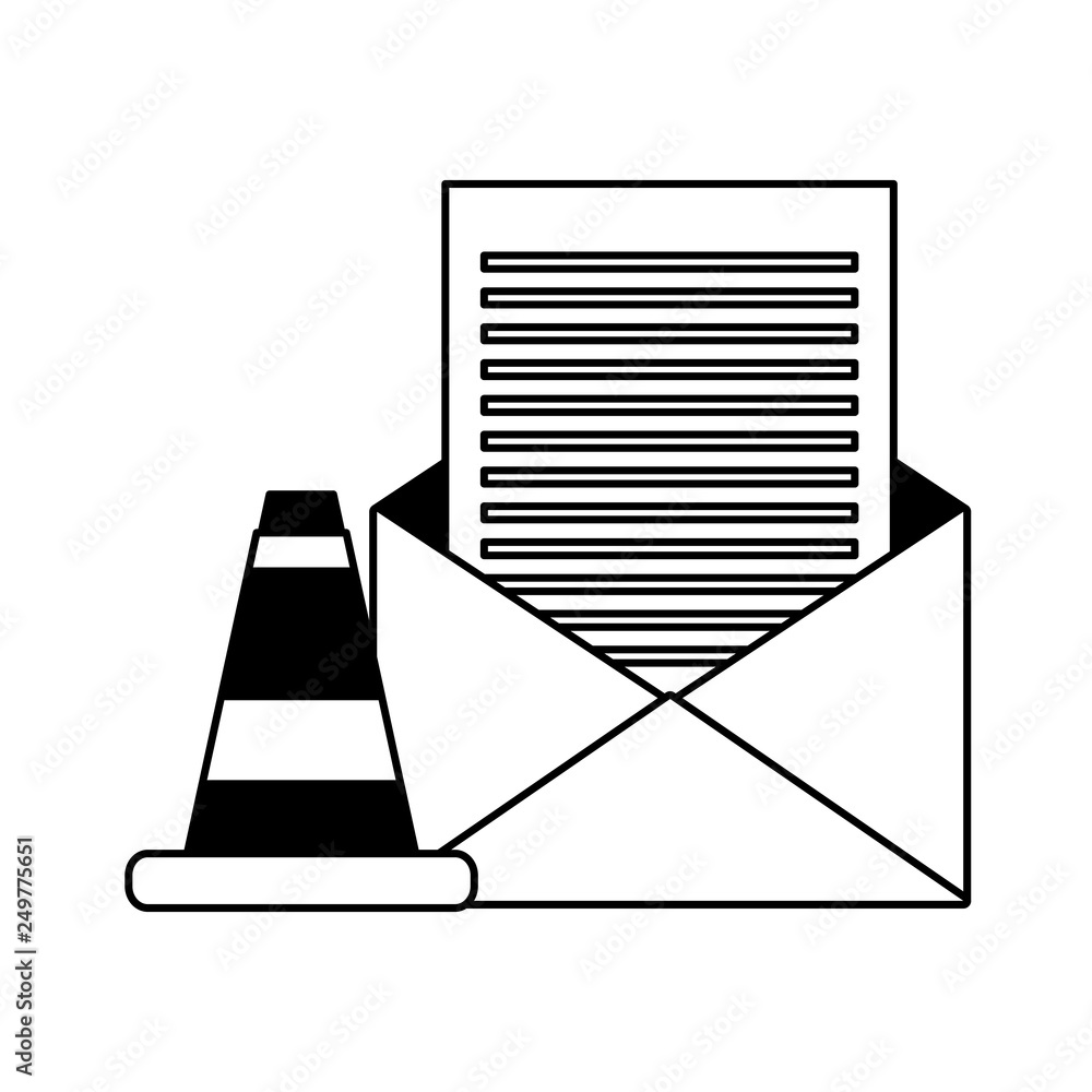 Poster email message warning data