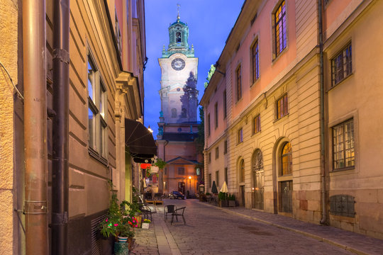 Church Storkyrkan In Stockholm, Sweden