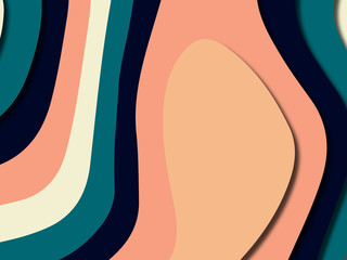 Colorful carving art.Paper cut abstract background with paper cut shapes. Template design layout for business presentations, flyers, posters, invitations