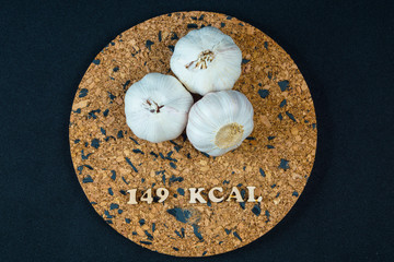 calorie products garlic 149 kcal 100 grams diet