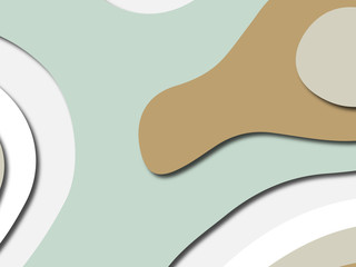 Colorful carving art.Paper cut abstract background with paper cut shapes. Template design layout for business presentations, flyers, posters, invitations