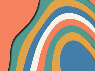 Colorful carving art.Paper cut abstract background with paper cut shapes. Template design layout for business presentations, flyers, posters, invitations