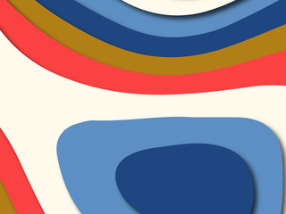Colorful carving art.Paper cut abstract background with paper cut shapes. Template design layout for business presentations, flyers, posters, invitations
