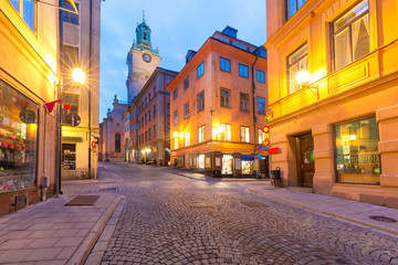 Fototapeta premium Church Storkyrkan in Stockholm, Sweden