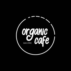 organic cafe logo