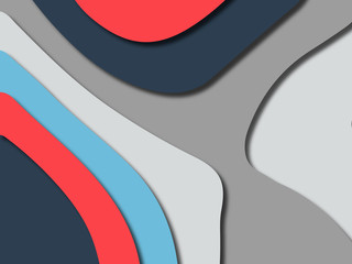 Colorful carving art.Paper cut abstract background with paper cut shapes. Template design layout for business presentations, flyers, posters, invitations