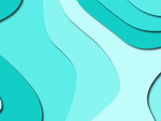 Colorful carving art.Paper cut abstract background with paper cut shapes. Template design layout for business presentations, flyers, posters, invitations