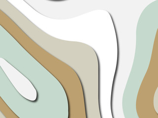 Colorful carving art.Paper cut abstract background with paper cut shapes. Template design layout for business presentations, flyers, posters, invitations