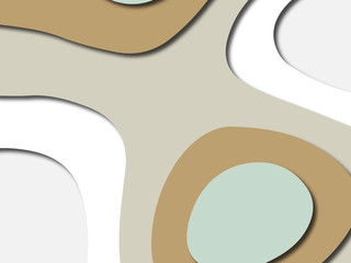 Colorful carving art.Paper cut abstract background with paper cut shapes. Template design layout for business presentations, flyers, posters, invitations