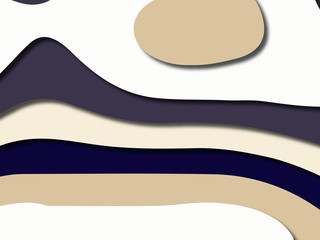 Colorful carving art.Paper cut abstract background with paper cut shapes. Template design layout for business presentations, flyers, posters, invitations