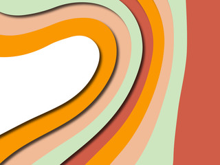 Colorful carving art.Paper cut abstract background with paper cut shapes. Template design layout for business presentations, flyers, posters, invitations