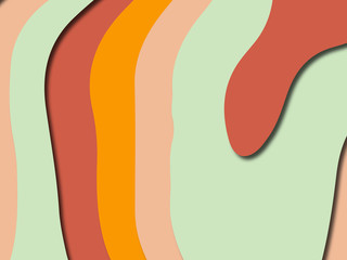 Colorful carving art.Paper cut abstract background with paper cut shapes. Template design layout for business presentations, flyers, posters, invitations