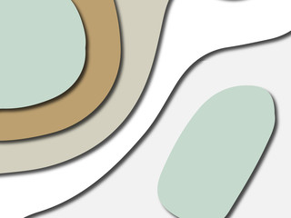 Colorful carving art.Paper cut abstract background with paper cut shapes. Template design layout for business presentations, flyers, posters, invitations