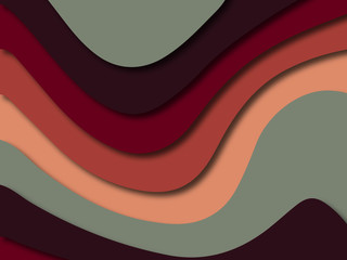 Colorful carving art.Paper cut abstract background with paper cut shapes. Template design layout for business presentations, flyers, posters, invitations