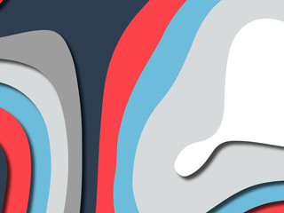 Colorful carving art.Paper cut abstract background with paper cut shapes. Template design layout for business presentations, flyers, posters, invitations