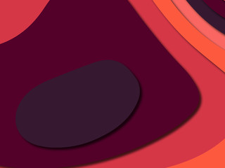 Colorful carving art.Paper cut abstract background with paper cut shapes. Template design layout for business presentations, flyers, posters, invitations