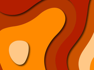 Colorful carving art.Paper cut abstract background with paper cut shapes. Template design layout for business presentations, flyers, posters, invitations