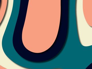 Colorful carving art.Paper cut abstract background with paper cut shapes. Template design layout for business presentations, flyers, posters, invitations