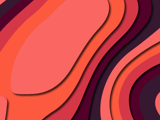 Colorful carving art.Paper cut abstract background with paper cut shapes. Template design layout for business presentations, flyers, posters, invitations