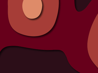 Colorful carving art.Paper cut abstract background with paper cut shapes. Template design layout for business presentations, flyers, posters, invitations