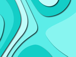 Colorful carving art.Paper cut abstract background with paper cut shapes. Template design layout for business presentations, flyers, posters, invitations