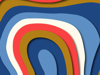 Colorful carving art.Paper cut abstract background with paper cut shapes. Template design layout for business presentations, flyers, posters, invitations