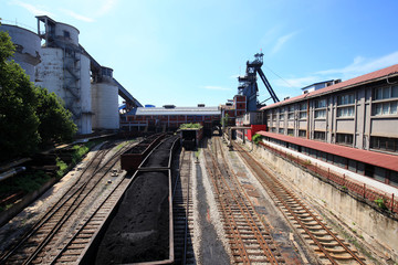The plant and equipment of a coal mine